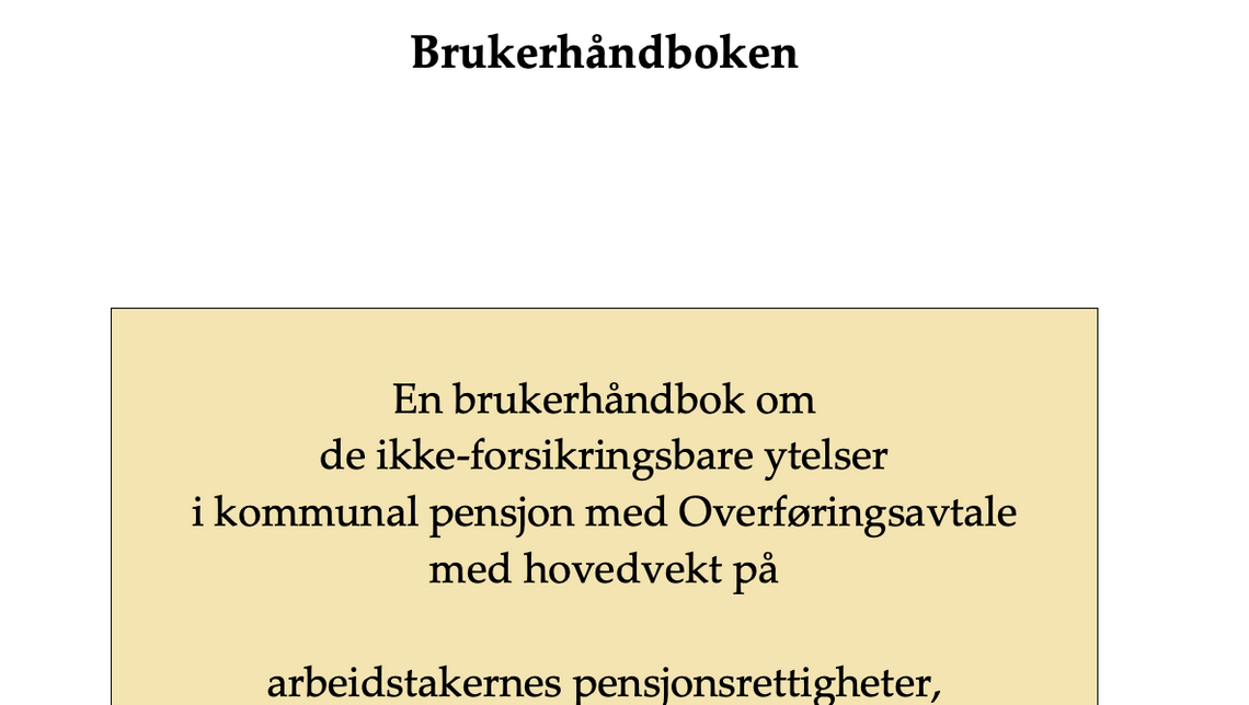 Brukerhåndboken